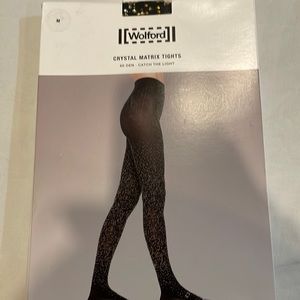 Wolford crystal matrix tights